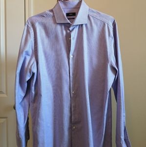Hugo Boss Slim Spread Collar Pink/Mauve Shirt